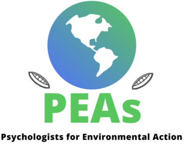 PEAs - Psychologists for Environmental Action